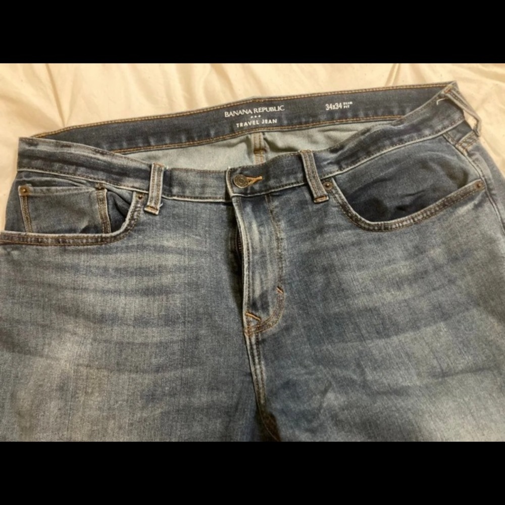 Banana Republic slim fit travel jean